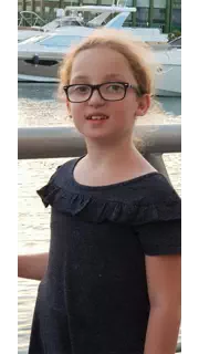 The uploaded photo, age 7